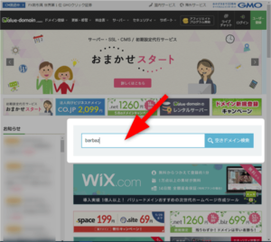 VALUE-DOMAIN のトップページ