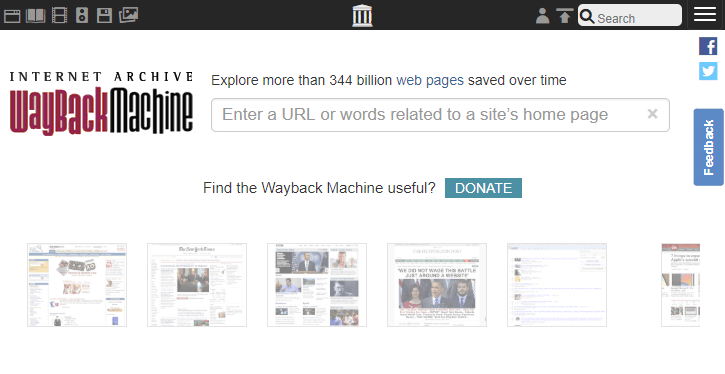 Wayback Machine